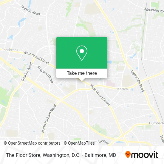 The Floor Store map