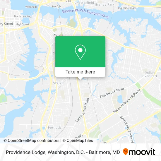 Providence Lodge map