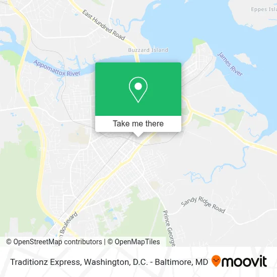 Traditionz Express map