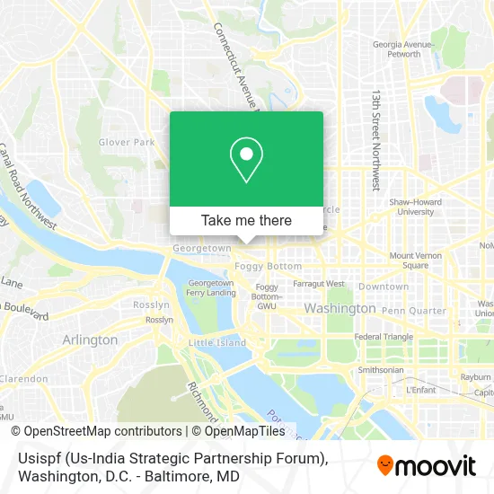 Usispf (Us-India Strategic Partnership Forum) map