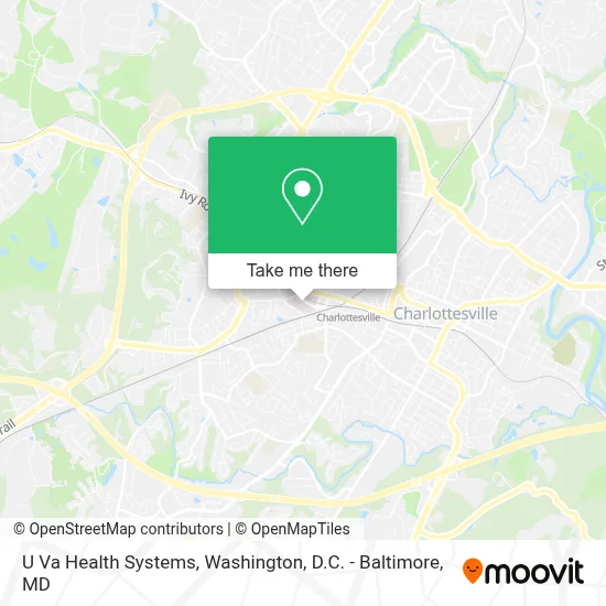 U Va Health Systems map