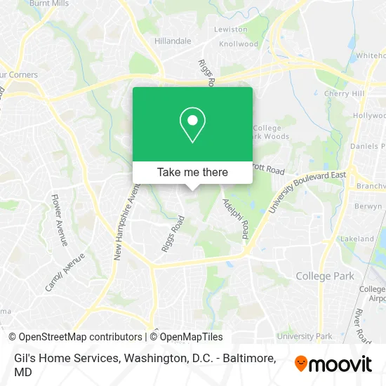 Gil's Home Services map