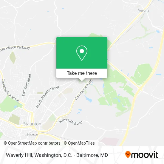 Waverly Hill map