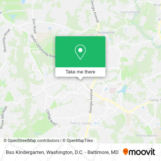 Bso Kindergarten map