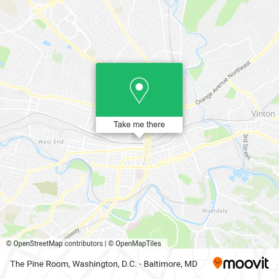 The Pine Room map