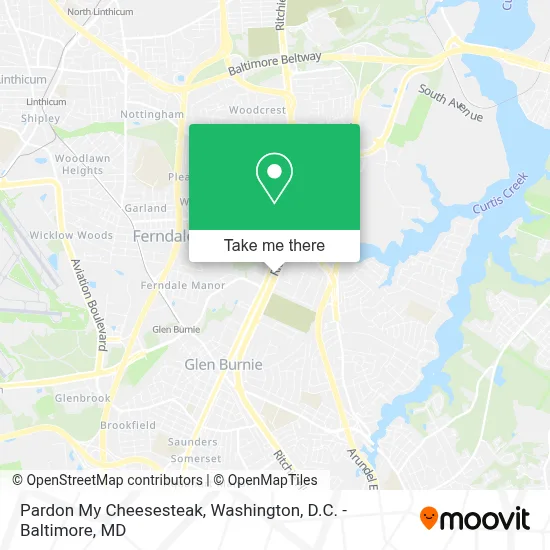 Pardon My Cheesesteak map