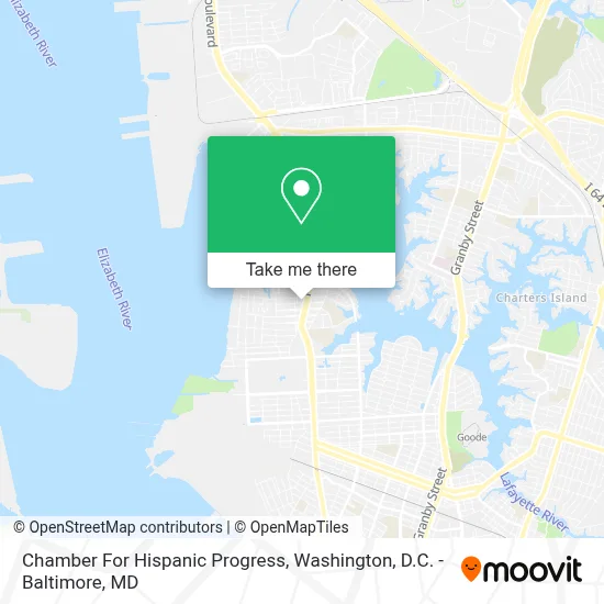 Chamber For Hispanic Progress map