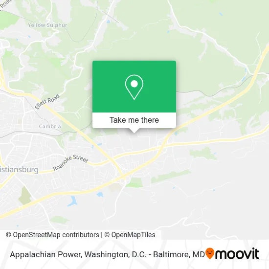 Appalachian Power map