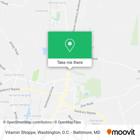 Vitamin Shoppe map