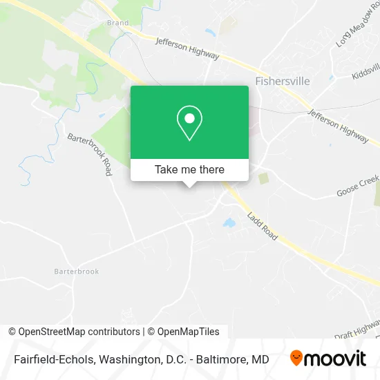 Fairfield-Echols map