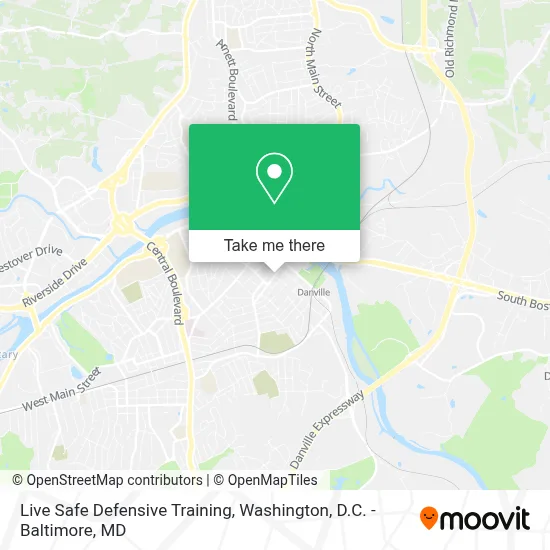 Live Safe Defensive Training map