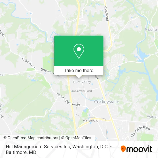 Hill Management Services Inc map