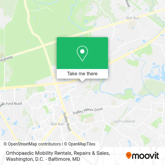 Orthopaedic Mobility Rentals, Repairs & Sales map