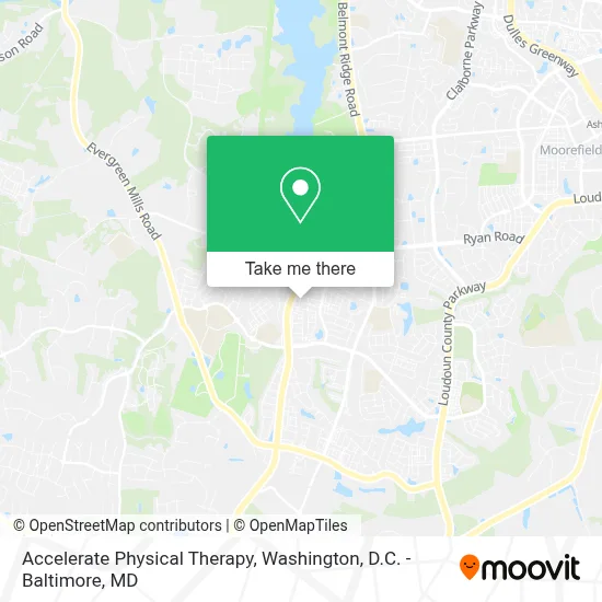 Accelerate Physical Therapy map