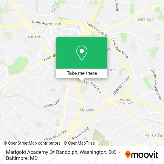 Marigold Academy Of Randolph map