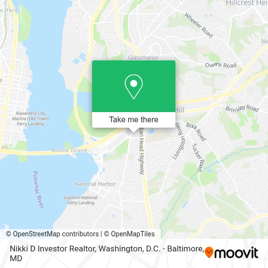 Nikki D Investor Realtor map