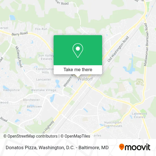 Donatos Pizza map