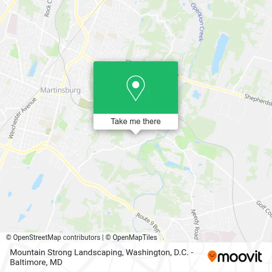 Mountain Strong Landscaping map
