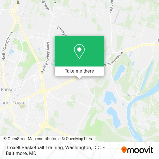 Troxell Basketball Training map