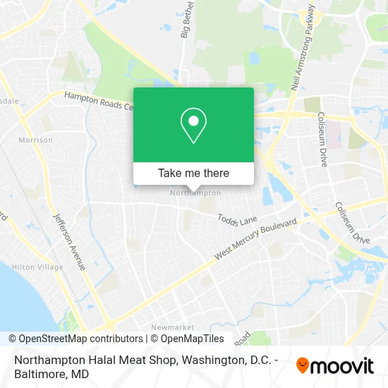 Northampton Halal Meat Shop map