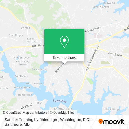 Sandler Training by Rhinodigm map