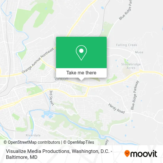 Visualize Media Productions map