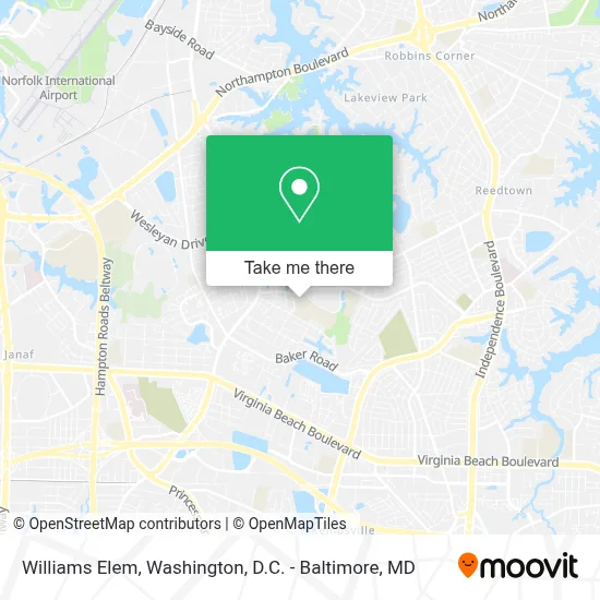 Williams Elem map