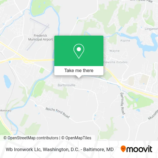 Wb Ironwork Llc map