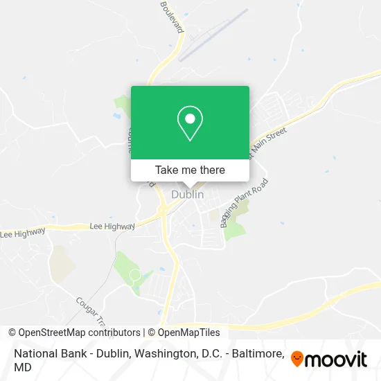 National Bank - Dublin map