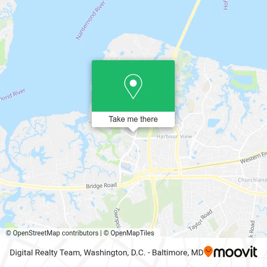 Digital Realty Team map