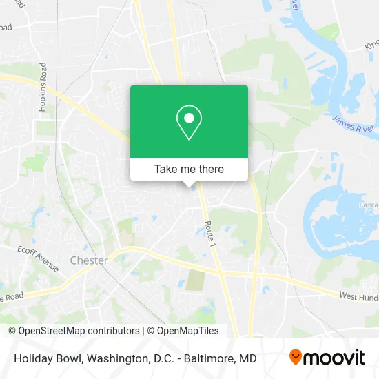Holiday Bowl map