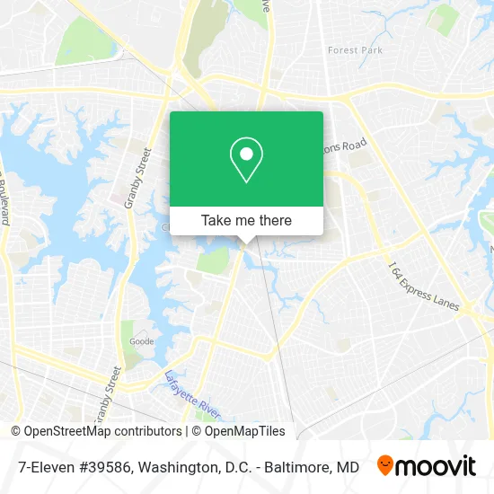 7-Eleven #39586 map