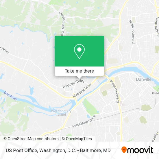Us Post Office map