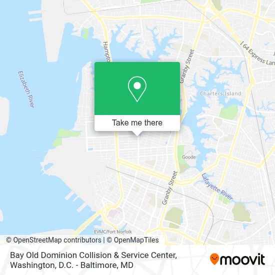 Bay Old Dominion Collision & Service Center map