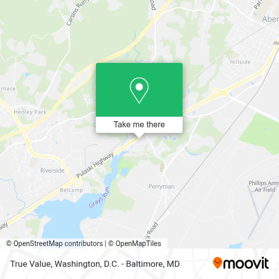 True Value map