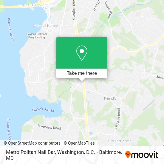 Metro Politan Nail Bar map
