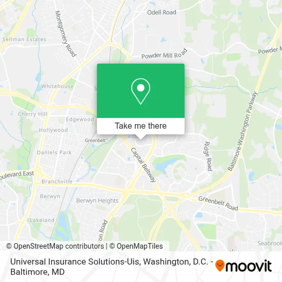 Universal Insurance Solutions-Uis map