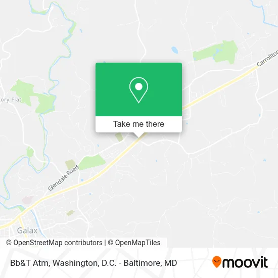 Bb&T Atm map