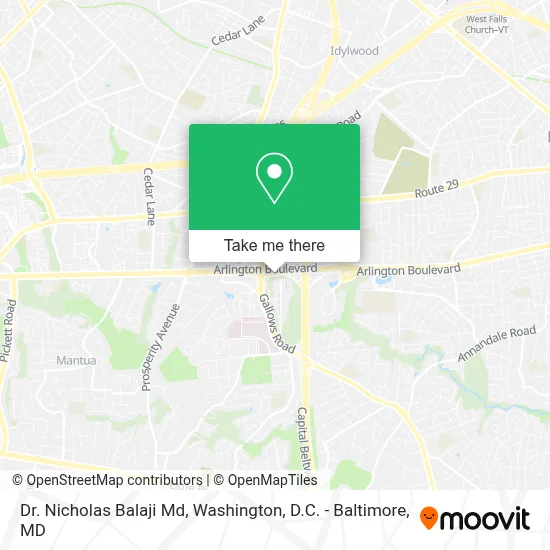 Dr. Nicholas Balaji Md map
