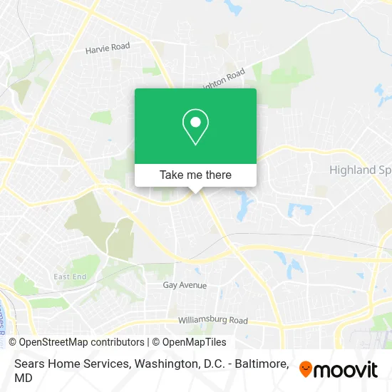 Sears Home Services map