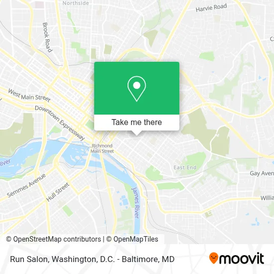 Run Salon map