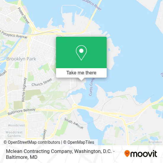 Mclean Contracting Company map
