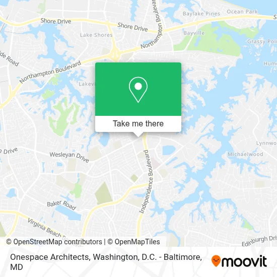 Onespace Architects map