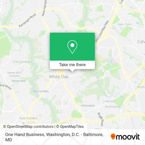 One Hand Business map