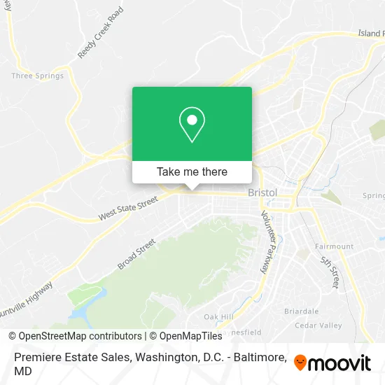 Premiere Estate Sales map