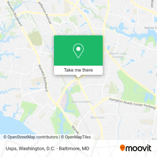 Usps map