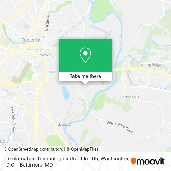Reclamation Technologies Usa, Llc - Rti map