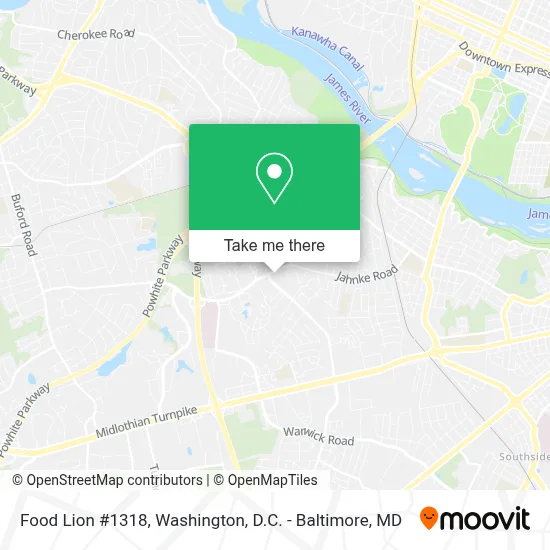 Food Lion #1318 map