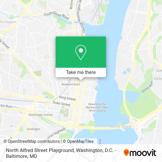 North Alfred Street Playground map