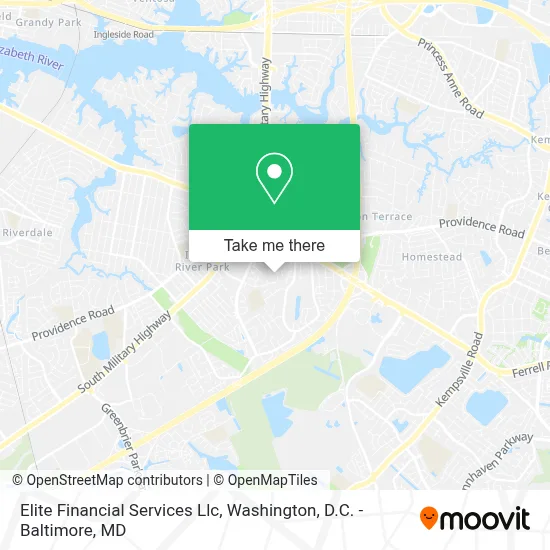 Elite Financial Services Llc map